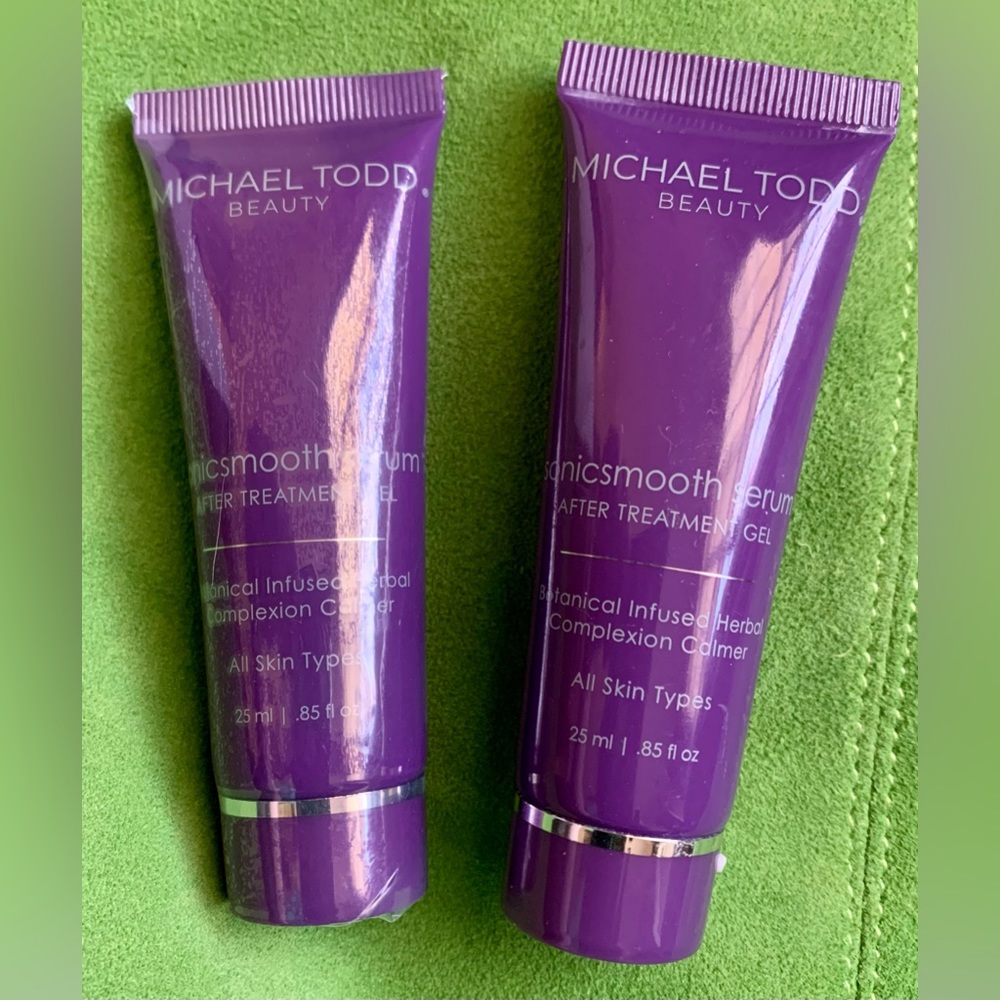 2 NIB Michael Todd Beauty Sonicsmooth Serum After Treatment Gel